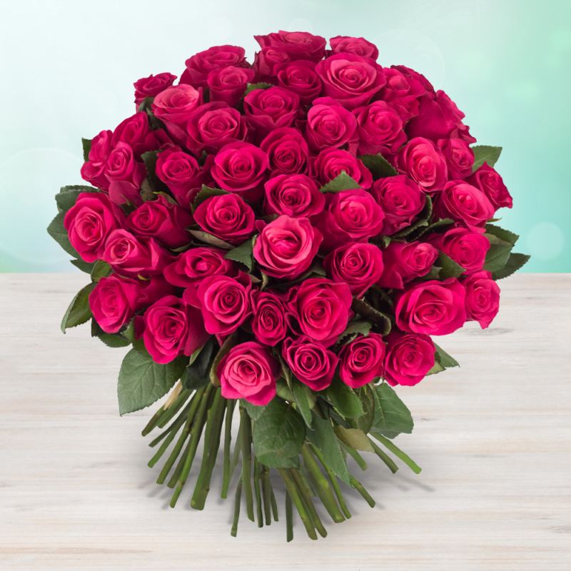 Kytica 26 ružových čerstvých ruží